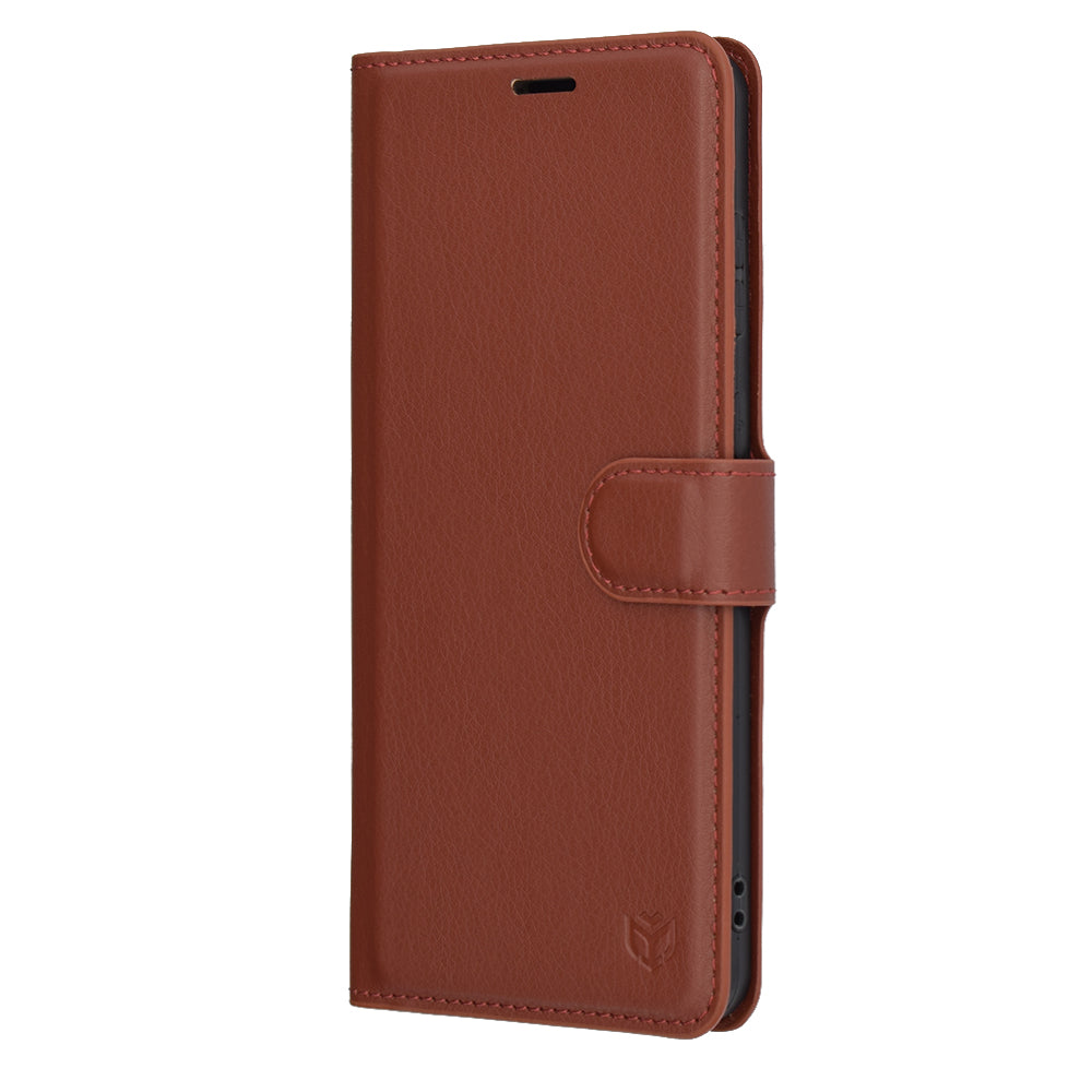 Futrola za Samsung Galaxy S25 Edge S937, Techsuit, Leather Folio, Braon