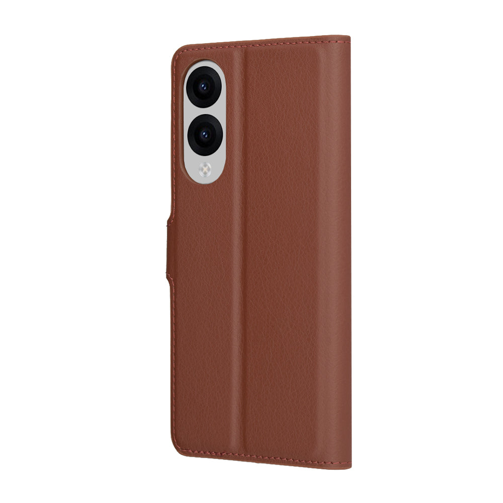Futrola za Samsung Galaxy S25 Edge S937, Techsuit, Leather Folio, Braon