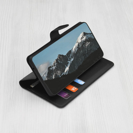 Futrola za Samsung Galaxy S25 Edge S937, Techsuit, Leather Folio, Crna
