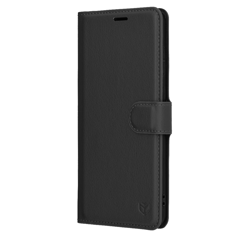 Futrola za Samsung Galaxy S25 Edge S937, Techsuit, Leather Folio, Crna