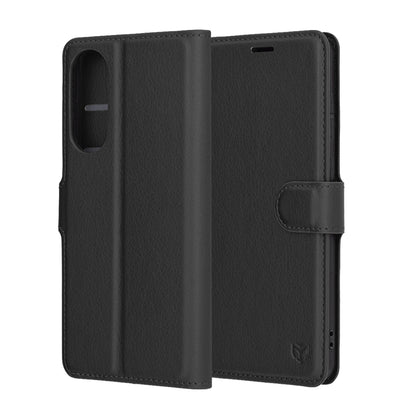Futrola za Samsung Galaxy S25 Edge S937, Techsuit, Leather Folio, Crna