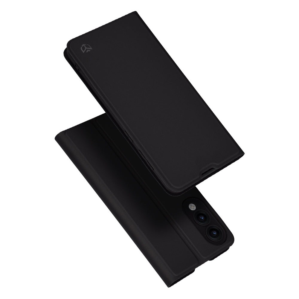 Futrola za Samsung Galaxy S25 Edge S937, Techsuit, Magskin Book, Crna