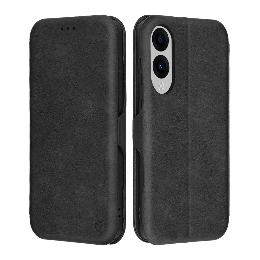 Futrola za Samsung Galaxy S25 Edge S937, Techsuit, Safe Wallet Plus, Crna