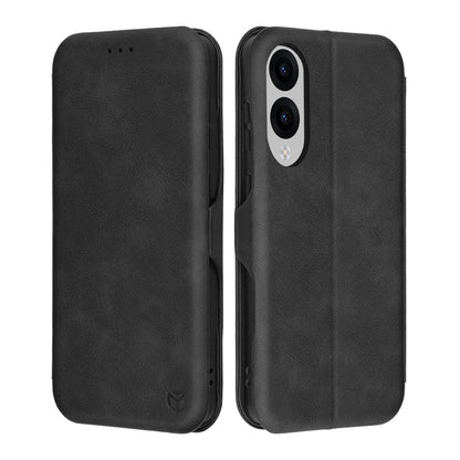 Futrola za Samsung Galaxy S25 Edge S937, Techsuit, Safe Wallet Plus, Crna