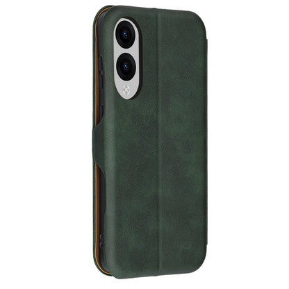Futrola za Samsung Galaxy S25 Edge S937, Techsuit, Safe Wallet Plus, Zelena