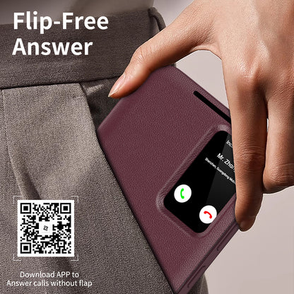 Futrola za Samsung Galaxy S25 Edge S937, Techsuit, SmartView, Crvena
