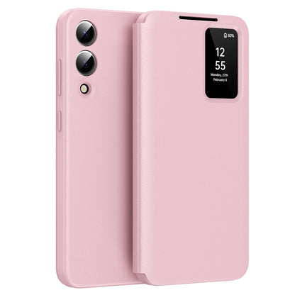 Futrola za Samsung Galaxy S25 Edge S937, Techsuit, SmartView, Roze