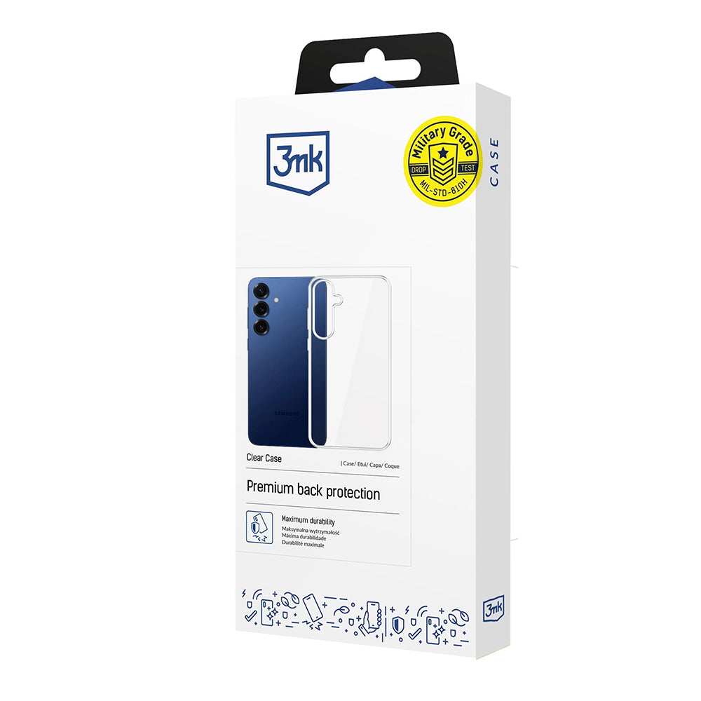 Futrola za Samsung Galaxy S25 FE, 3MK, Clear, Transparentna