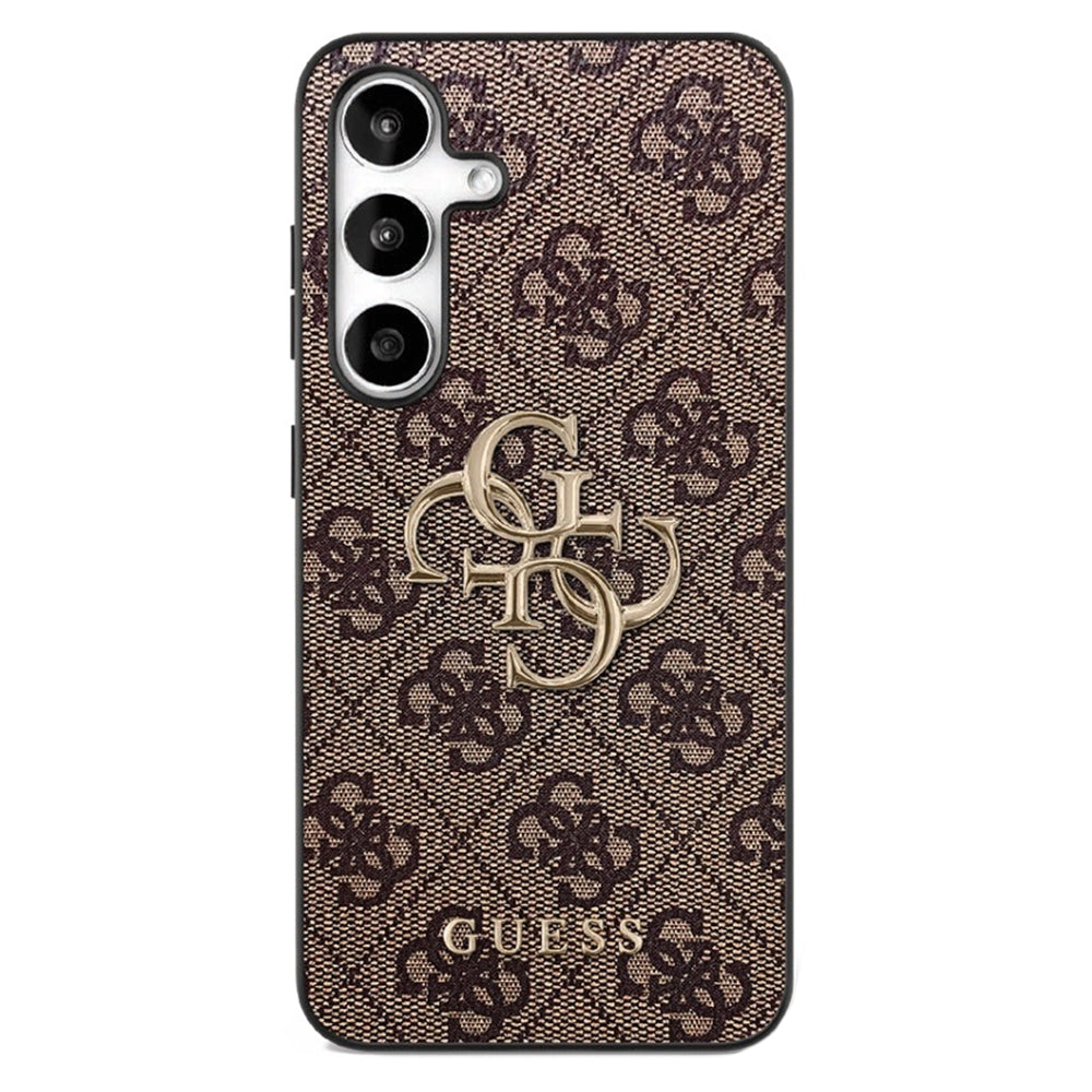 Futrola za Samsung Galaxy S25 FE, Guess, 4G Metal Logo, Braon