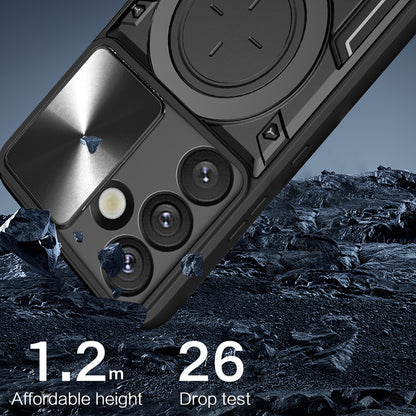 Futrola za Samsung Galaxy S25 FE, Techsuit, CamGuard Pro, Crvena