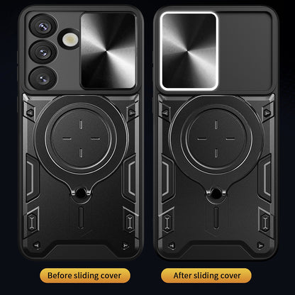 Futrola za Samsung Galaxy S25 FE, Techsuit, CamGuard Pro, Crvena