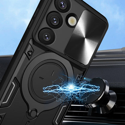 Futrola za Samsung Galaxy S25 FE, Techsuit, CamGuard Pro, Crvena