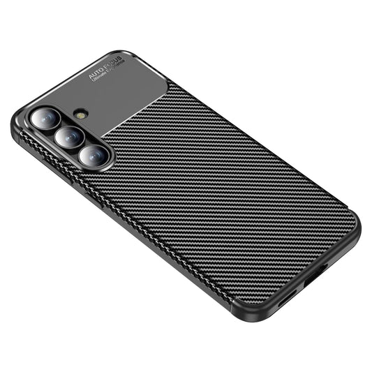 Futrola za Samsung Galaxy S25 FE, Techsuit, CarbonFiber, Crna