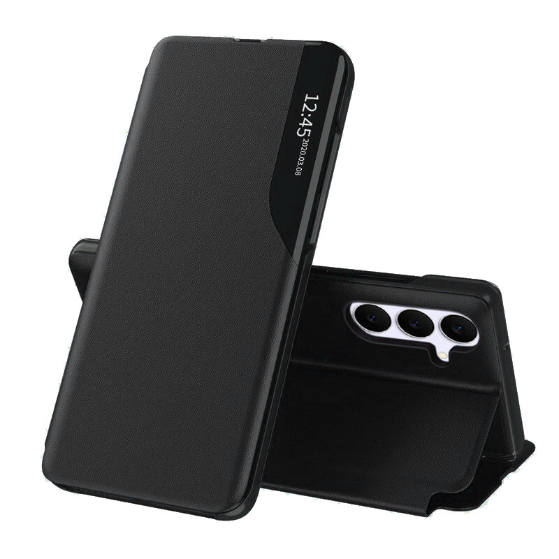 Futrola za Samsung Galaxy S25 FE, Techsuit, eFold, Crna