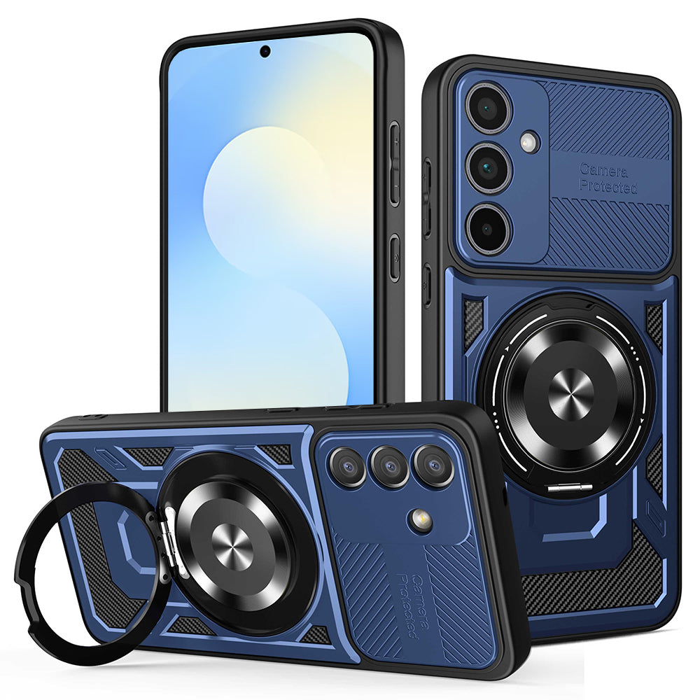 Futrola za Samsung Galaxy S25 FE, Techsuit, RuggedCam, Plava