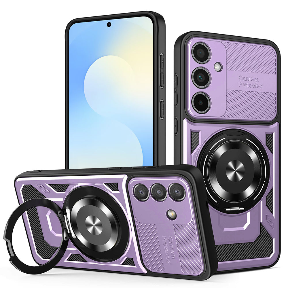 Futrola za Samsung Galaxy S25 FE, Techsuit, RuggedCam, Ljubičasta