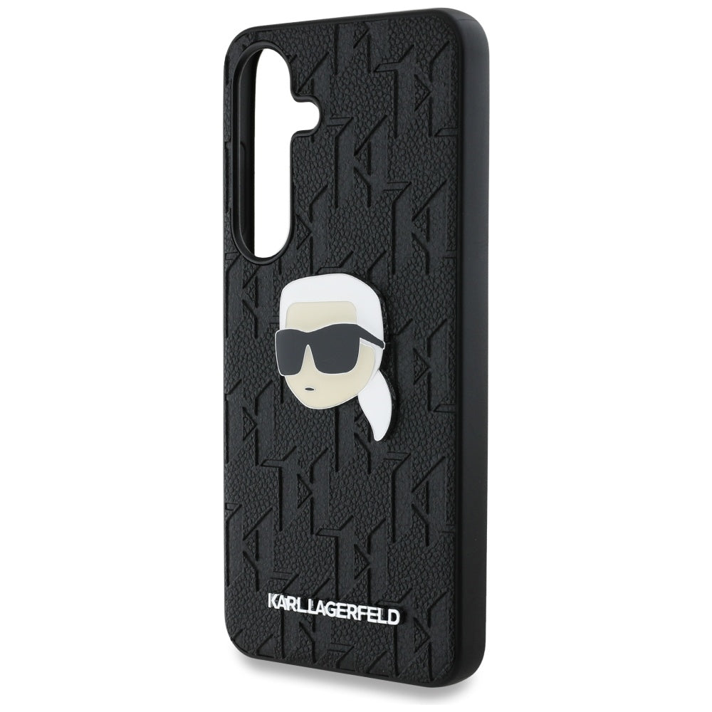 Futrola za Samsung Galaxy S25+ S936, Karl Lagerfeld, Monogram Karl's Head, Crna