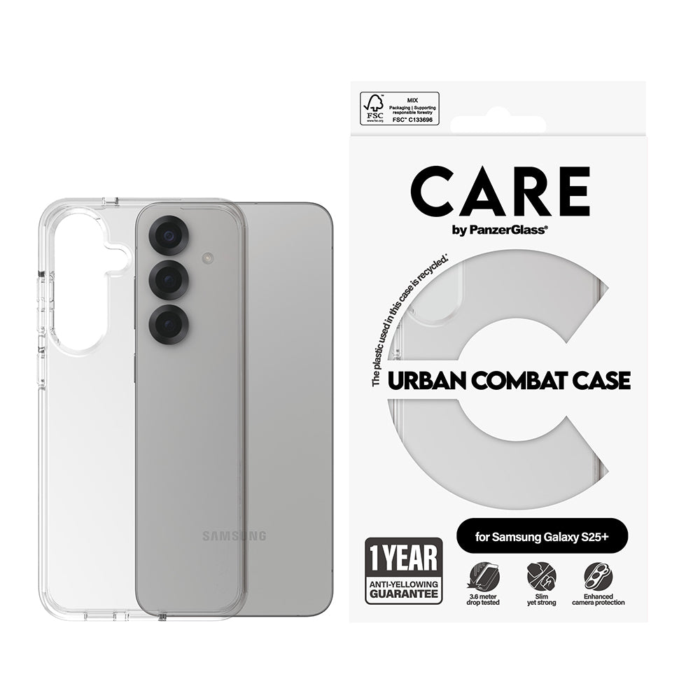 Futrola za Samsung Galaxy S25+ S936, PanzerGlass, Care Urban Combat, Providna
