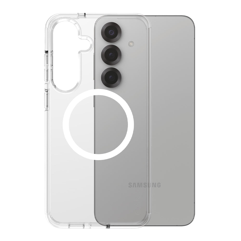 Futrola za Samsung Galaxy S25+ S936, PanzerGlass, Care Urban Combat, Bela Transparentna