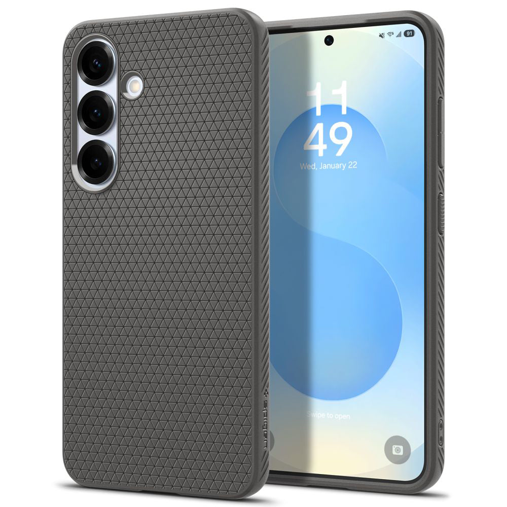 Futrola za Samsung Galaxy S25+ S936, Spigen, Liquid Air, Siva ACS08980