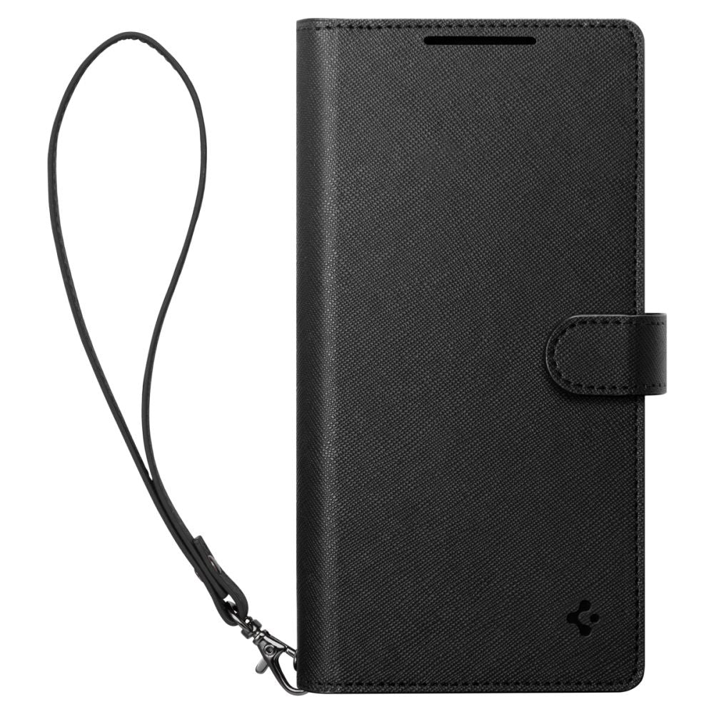 Futrola za Samsung Galaxy S25+ S936, Spigen, Wallet S, Crna ACS09125