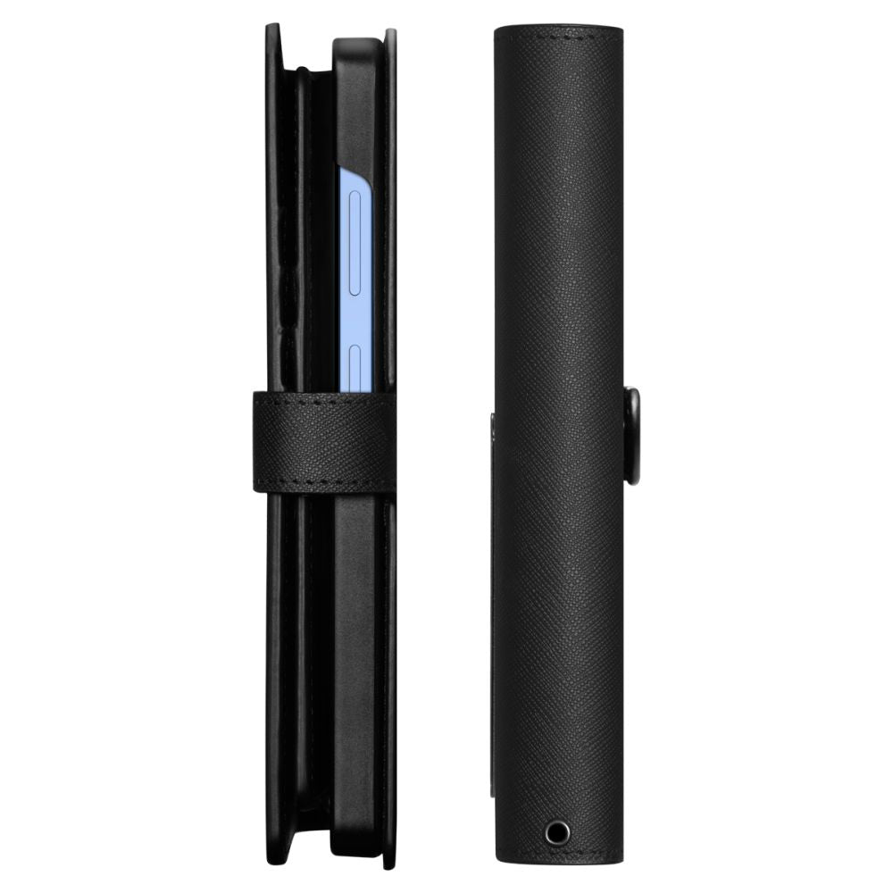 Futrola za Samsung Galaxy S25+ S936, Spigen, Wallet S, Crna ACS09125