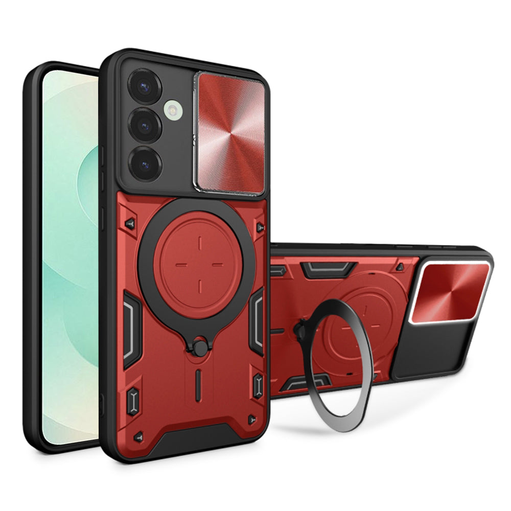 Futrola za Samsung Galaxy S25+ S936, Techsuit, CamGuard Pro, Crvena