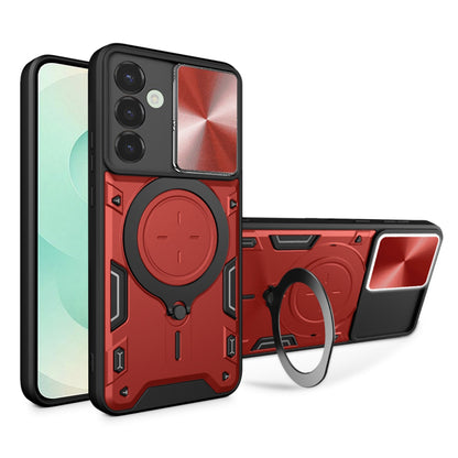 Futrola za Samsung Galaxy S25+ S936, Techsuit, CamGuard Pro, Crvena