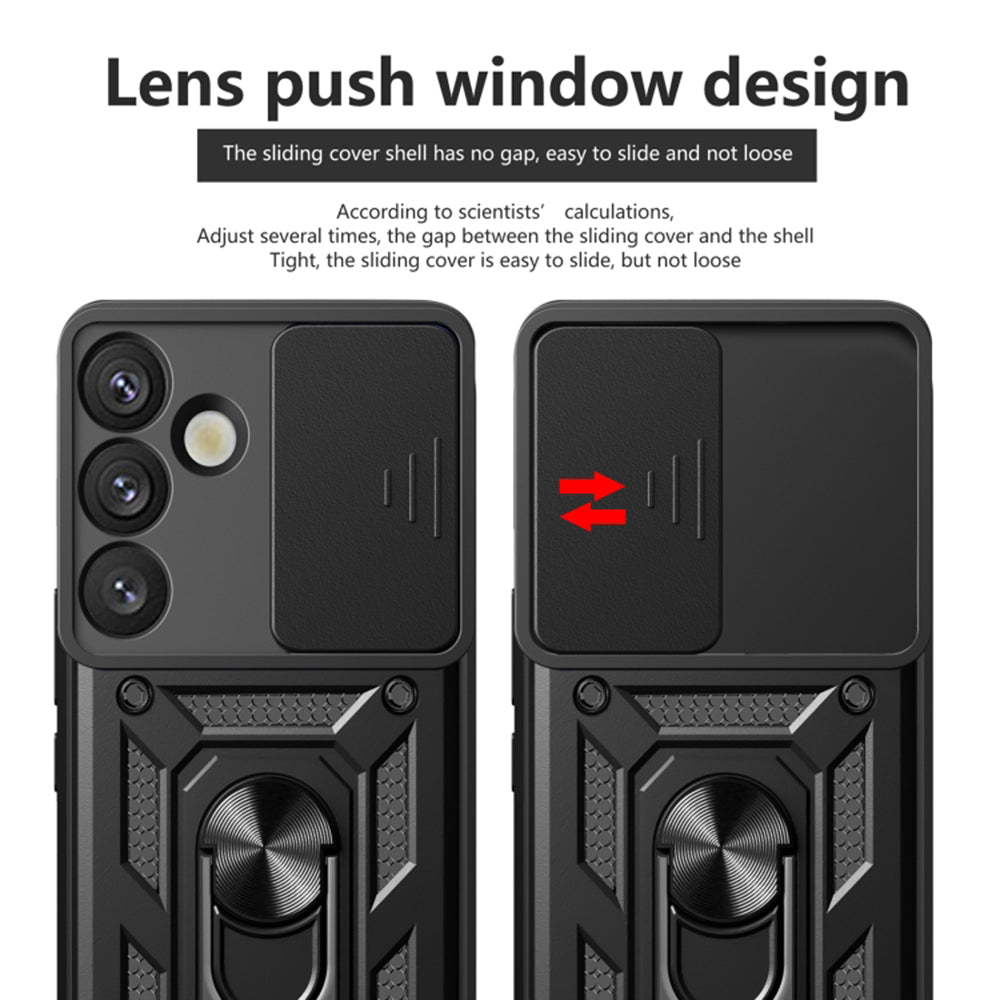 Futrola za Samsung Galaxy S25+ S936, Techsuit, CamShield, Crna