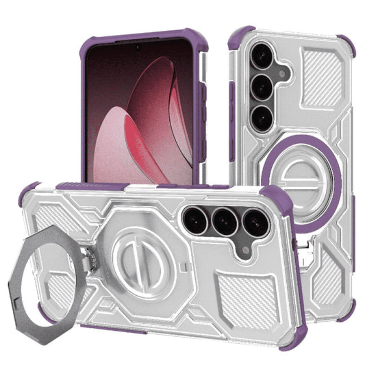 Futrola za Samsung Galaxy S25+ S936, Techsuit, Carbon Shield Pro, Ljubičasta