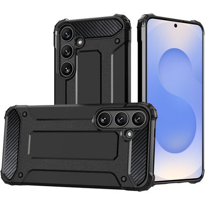 Futrola za Samsung Galaxy S25+ S936, Techsuit, Hybrid Armor, Crna