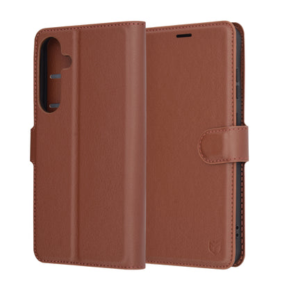 Futrola za Samsung Galaxy S25+ S936, Techsuit, Leather Folio, Braon