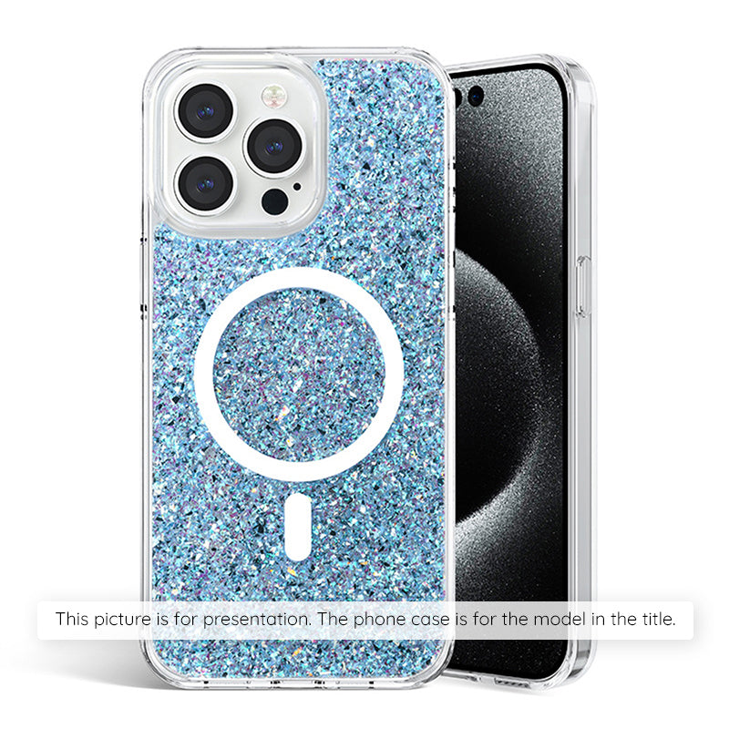 Futrola za Samsung Galaxy S25+ S936, Techsuit, Sparkly Glitter, Plava
