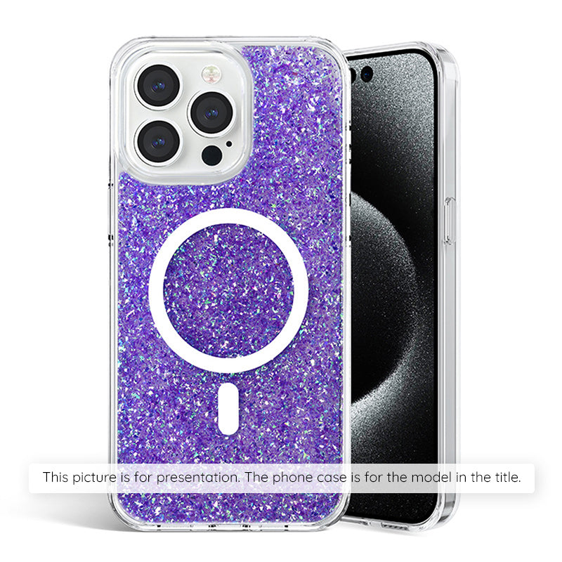 Futrola za Samsung Galaxy S25+ S936, Techsuit, Sparkly Glitter, Ljubičasta