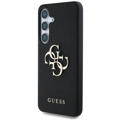 Futrola za Samsung Galaxy S25 S931, Guess, 4G Grained Big and Classic Logo, Crna