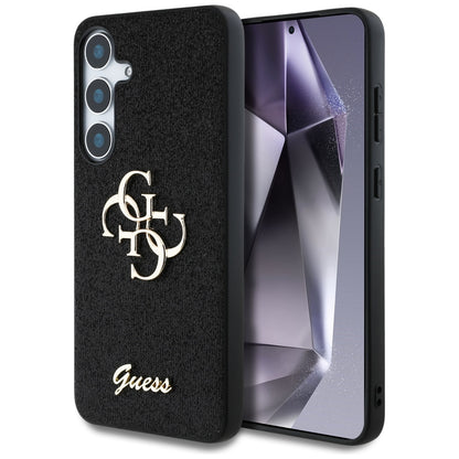 Futrola za Samsung Galaxy S25 S931, Guess, Glitter Big 4G Script, Crna