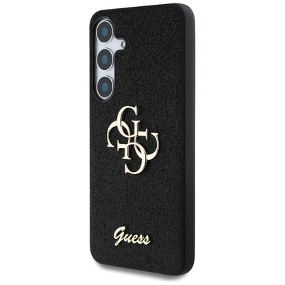 Futrola za Samsung Galaxy S25 S931, Guess, Glitter Big 4G Script, Crna