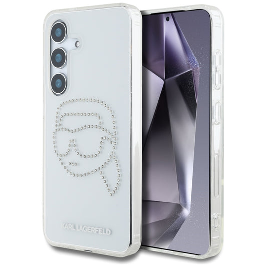 Futrola za Samsung Galaxy S25 S931, Karl Lagerfeld, IML Rhinestones Karl's Head, Providna