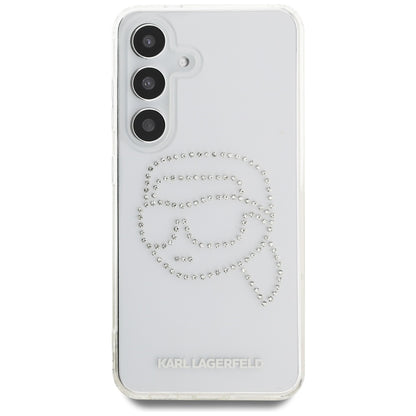 Futrola za Samsung Galaxy S25 S931, Karl Lagerfeld, IML Rhinestones Karl's Head, Providna