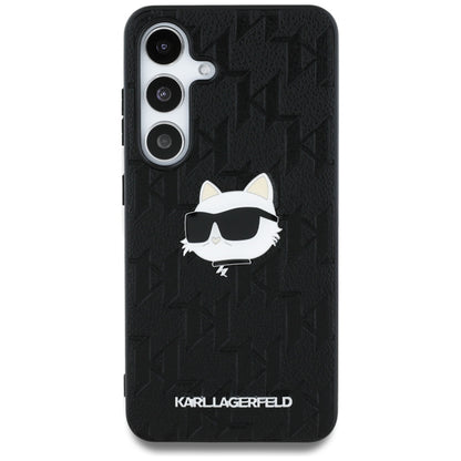 Futrola za Samsung Galaxy S25 S931, Karl Lagerfeld, Monogram Choupette's Head, Crna