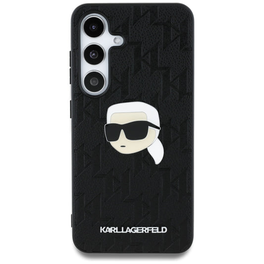 Futrola za Samsung Galaxy S25 S931, Karl Lagerfeld, Monogram Karl's Head, Crna