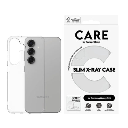 Futrola za Samsung Galaxy S25 S931, PanzerGlass, Care Fashionable, Transparentna