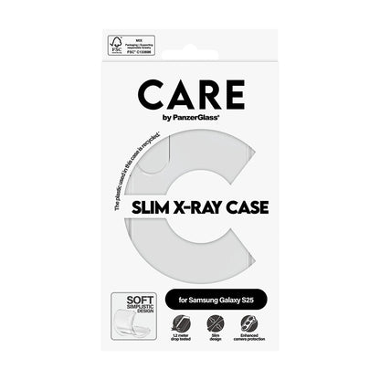 Futrola za Samsung Galaxy S25 S931, PanzerGlass, Care Fashionable, Transparentna