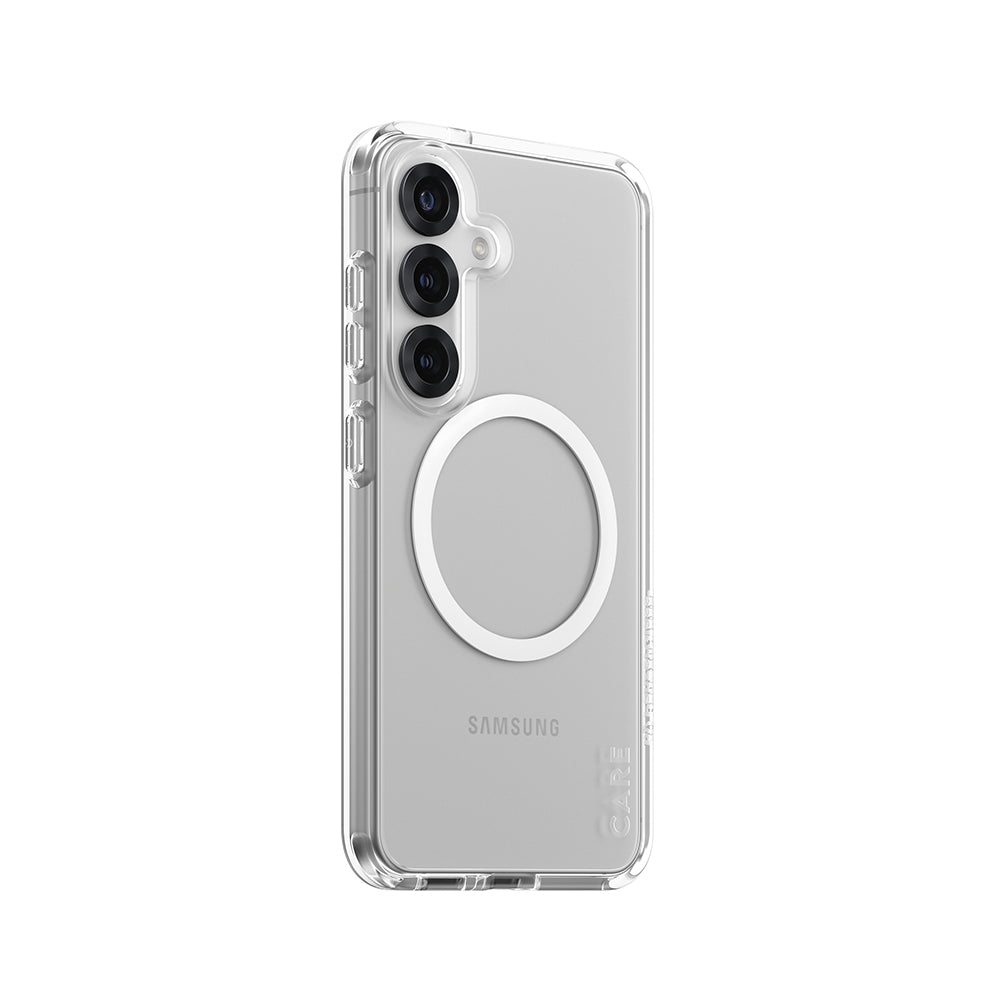 Futrola za Samsung Galaxy S25 S931, PanzerGlass, Care Urban Combat, Bela Transparentna