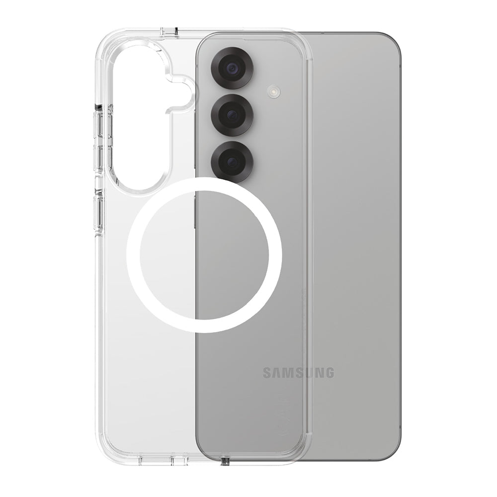 Futrola za Samsung Galaxy S25 S931, PanzerGlass, Care Urban Combat, Bela Transparentna