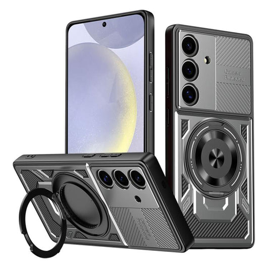 Futrola za Samsung Galaxy S25 S931 / S24 S921, Techsuit, RuggedCam, Siva
