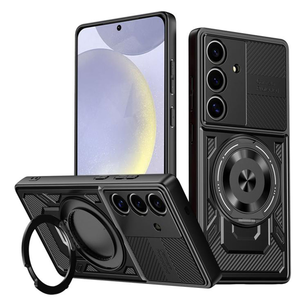 Futrola za Samsung Galaxy S25 S931 / S24 S921, Techsuit, RuggedCam, Crna