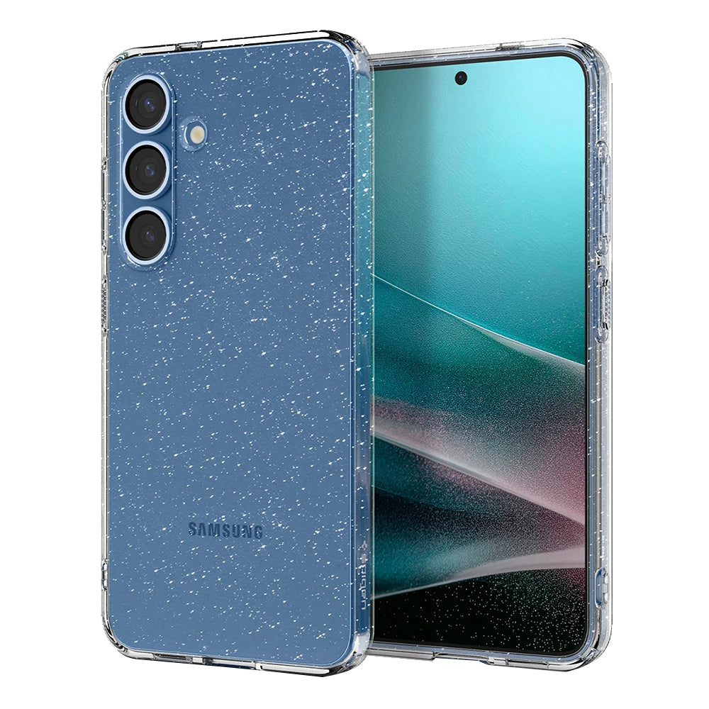 Husa za Samsung Galaxy S25 S931, Spigen, Liquid Crystal Glitter, Transparentna ACS08997