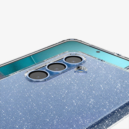 Husa za Samsung Galaxy S25 S931, Spigen, Liquid Crystal Glitter, Transparentna ACS08997