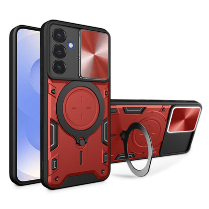 Futrola za Samsung Galaxy S25 S931, Techsuit, CamGuard Pro, Crvena